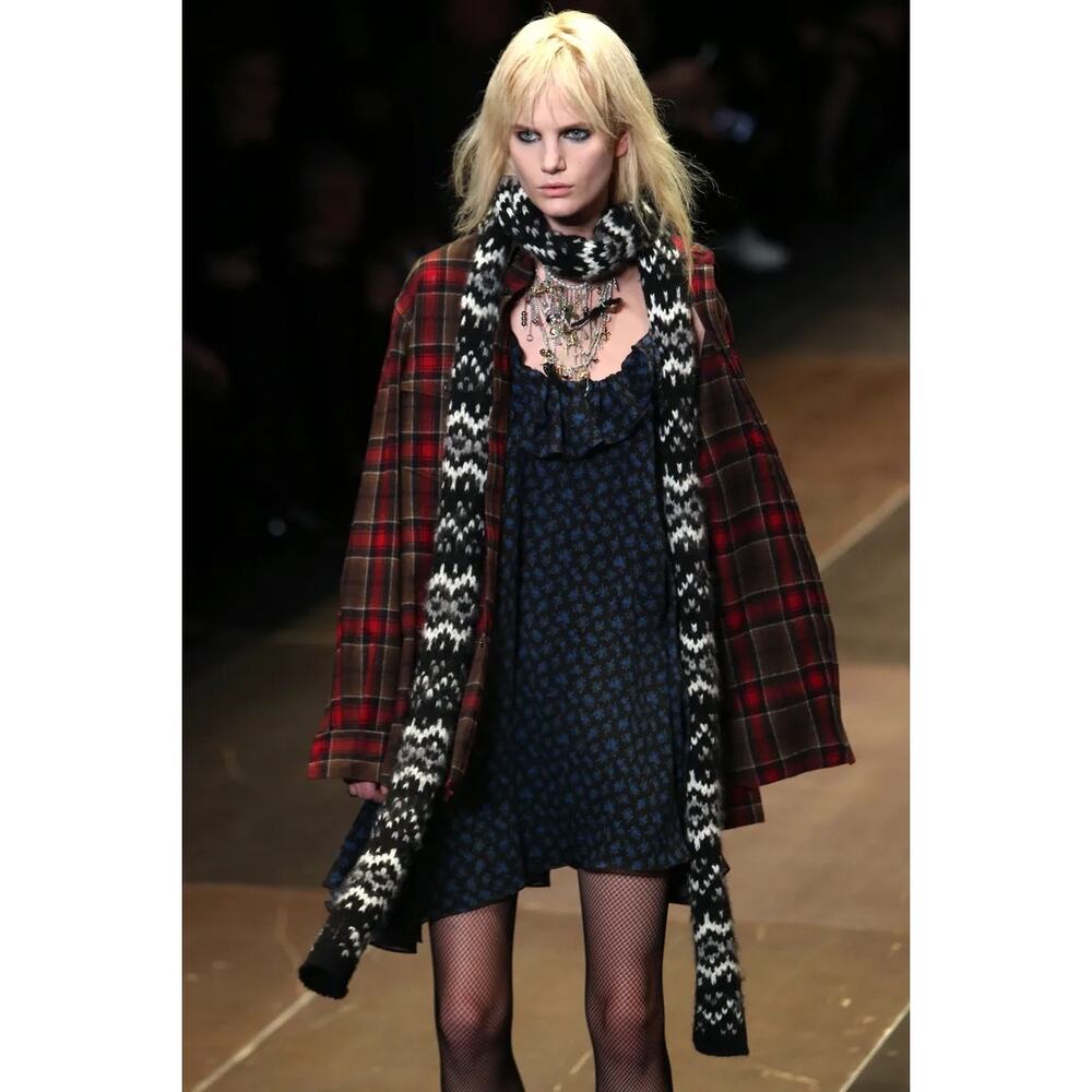 Saint Laurent Fall 2013 Hedi Slimane Floral Silk Slip Dress 36 EU 4 US YSL